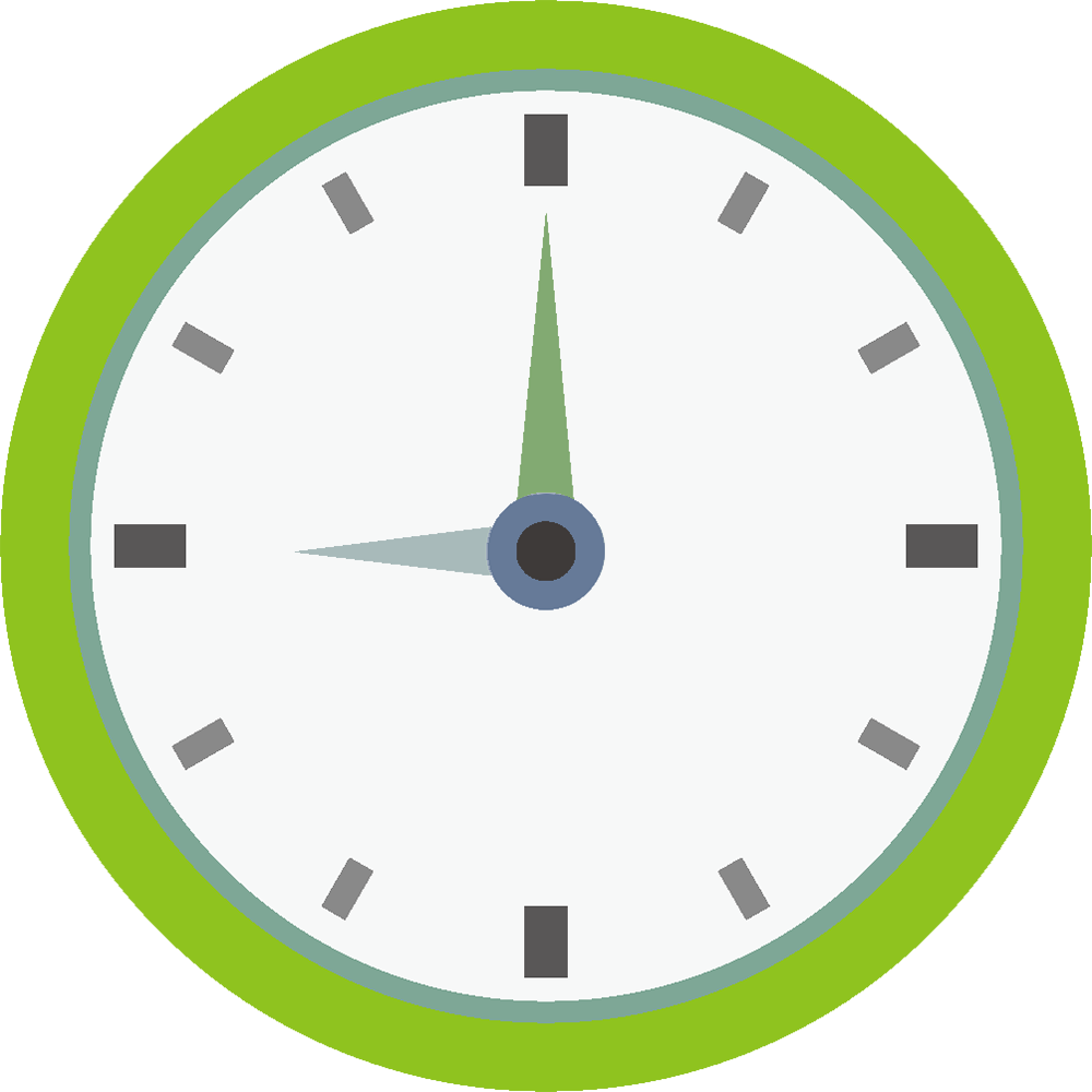 9時00分