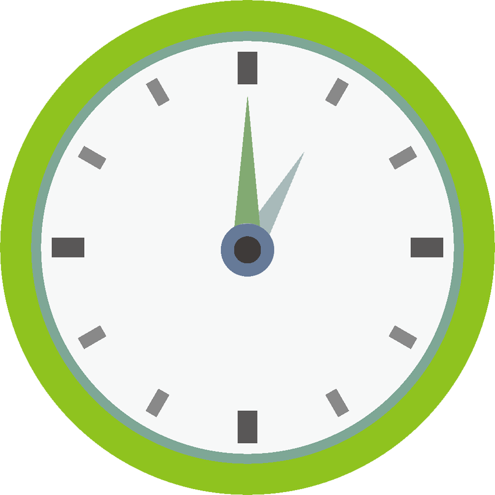 13時00分